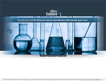 Tablet Screenshot of ideesciences.com
